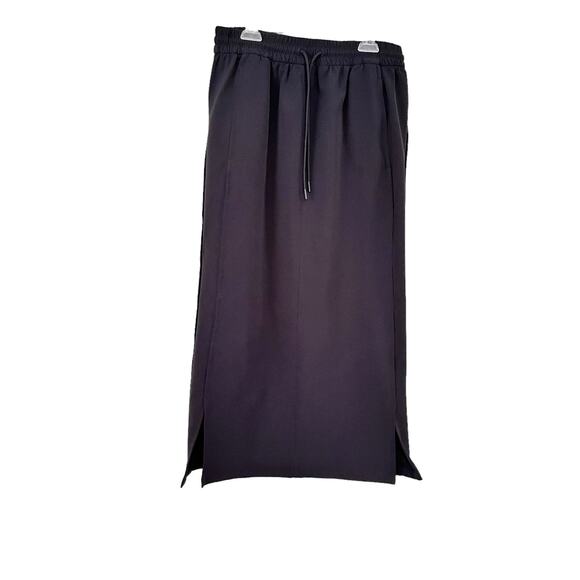 Athleta Pura Vida Black Drawstring Maxi Skirt Women’s Size XS - Picture 6 of 10